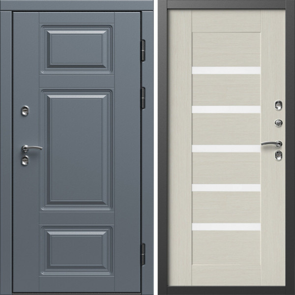 Входная дверь Termo-Door Премиум Винорит Grey - Царга лиственница