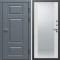 Входная дверь Termo-Door Премиум Винорит Grey - Зеркало белый софт