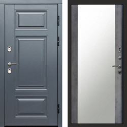 Входная дверь Termo-Door Премиум Винорит Grey - Зеркало бетон темный