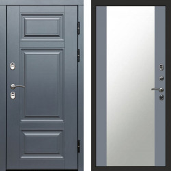 Входная дверь Termo-Door Премиум Винорит Grey - Зеркало Grey Софт