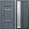 Входная дверь Termo-Door Премиум Винорит Grey - Зеркало Люмис Грей Софт