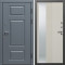 Входная дверь Termo-Door Премиум Винорит Grey - Зеркало Люмис Соновая Кость