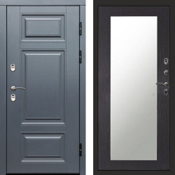 Входная дверь Termo-Door Премиум Винорит Grey - Зеркало Триумф венге