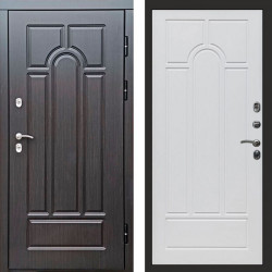 Входная дверь Termo-Door Премиум Винорит Модена Венге - Арка белое дерево