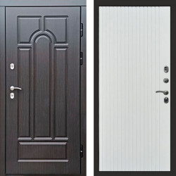 Входная дверь Termo-Door Премиум Винорит Модена Венге - Flat Белый софт