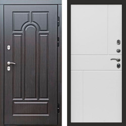 Входная дверь Termo-Door Премиум Винорит Модена Венге - Горизонт белый