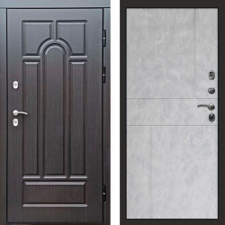 Входная дверь Termo-Door Премиум Винорит Модена Венге - Горизонт бетон светлый