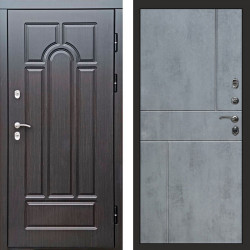 Входная дверь Termo-Door Премиум Винорит Модена Венге - Горизонт бетон темный