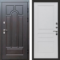 Входная дверь Termo-Door Премиум Винорит Модена Венге - Классика белый матовый