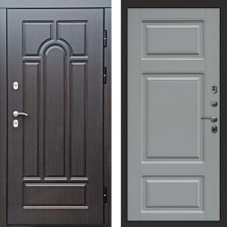 Входная дверь Termo-Door Премиум Винорит Модена Венге - Лион Grey софт