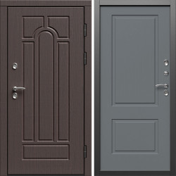 Входная дверь Termo-Door Премиум Винорит Модена Венге - Нео Классика Грей Софт