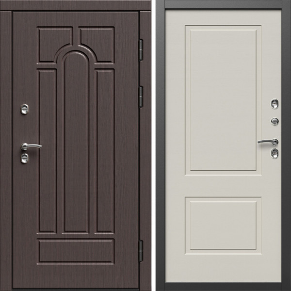 Входная дверь Termo-Door Премиум Винорит Модена Венге - Нео Классика Слоновая Кость