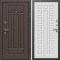 Входная дверь Termo-Door Премиум Винорит Модена Венге - Престиж белое дерево