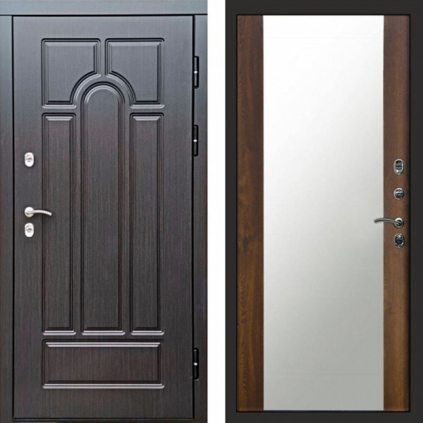 Входная дверь Termo-Door Премиум Винорит Модена Венге - Зеркало дуб