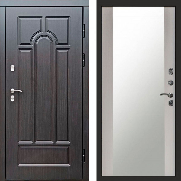 Входная дверь Termo-Door Премиум Винорит Модена Венге - Зеркало лиственница