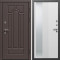 Входная дверь Termo-Door Премиум Винорит Модена Венге - Зеркало Люмис Белый Софт