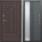 Входная дверь Termo-Door Премиум Винорит Модена Венге - Зеркало Люмис Грей Софт