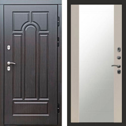 Входная дверь Termo-Door Премиум Винорит Модена Венге - Зеркало Слоновая кость