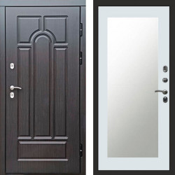 Входная дверь Termo-Door Премиум Винорит Модена Венге - Зеркало Триумф Белый софт