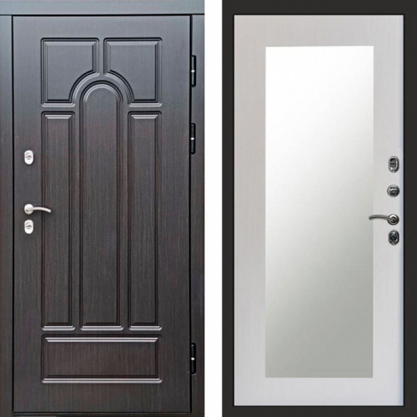 Входная дверь Termo-Door Премиум Винорит Модена Венге - Зеркало Триумф лиственница
