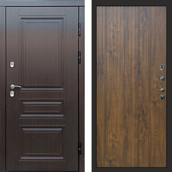 Входная дверь Termo-Door Премиум Винорит Орегон Венге - Flat Дуб