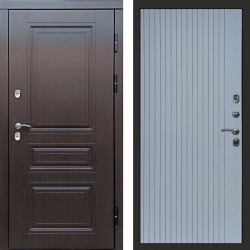 Входная дверь Termo-Door Премиум Винорит Орегон Венге - Flat Grey софт