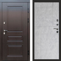 Входная дверь Termo-Door Премиум Винорит Орегон Венге - Горизонт бетон светлый