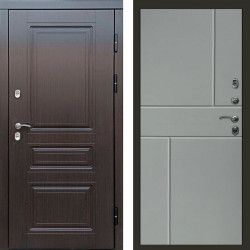 Входная дверь Termo-Door Премиум Винорит Орегон Венге - Горизонт Grey софт