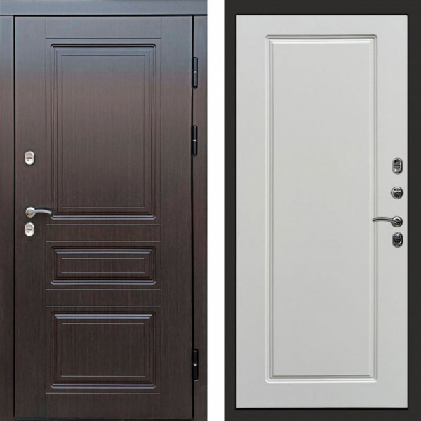 Входная дверь Termo-Door Премиум Винорит Орегон Венге - Гранд Белый софт