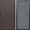 Входная дверь Termo-Door Премиум Винорит Орегон Венге - Лион Grey софт
