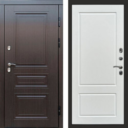 Входная дверь Termo-Door Премиум Винорит Орегон Венге - Марсель Белый софт