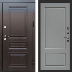 Входная дверь Termo-Door Премиум Винорит Орегон Венге - Марсель Grey софт