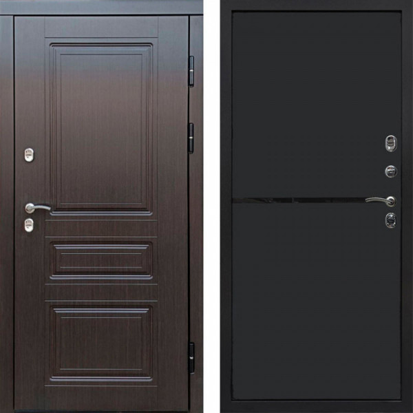 Входная дверь Termo-Door Премиум Винорит Орегон Венге - Нео Black