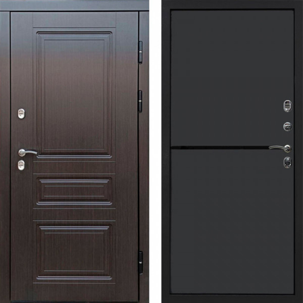 Входная дверь Termo-Door Премиум Винорит Орегон Венге - Нео Графит