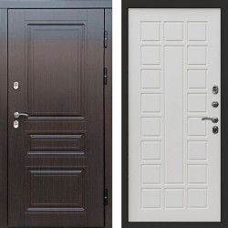 Входная дверь Termo-Door Премиум Винорит Орегон Венге - Престиж бежевый матовый