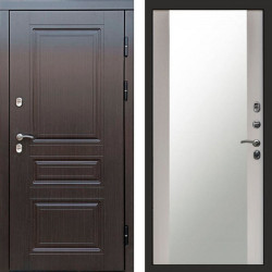Входная дверь Termo-Door Премиум Винорит Орегон Венге - Зеркало лиственница