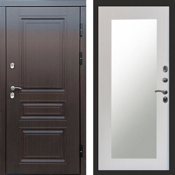 Входная дверь Termo-Door Премиум Винорит Орегон Венге - Зеркало Триумф лиственница