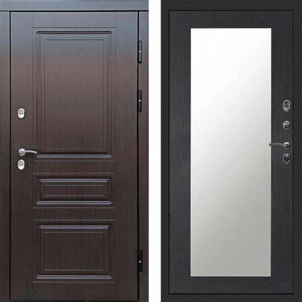 Входная дверь Termo-Door Премиум Винорит Орегон Венге - Зеркало Триумф венге