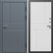 Входная дверь Termo-Door Премиум Винорит Вертикаль Grey - Горизонт белый