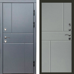 Входная дверь Termo-Door Премиум Винорит Вертикаль Grey - Горизонт Grey софт