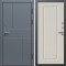 Входная дверь Termo-Door Премиум Винорит Вертикаль Grey - Гранд Слоновая кость