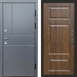 Входная дверь Termo-Door Премиум Винорит Вертикаль Grey - Лион Дуб
