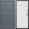 Входная дверь Termo-Door Премиум Винорит Вертикаль Grey - Лучи White line