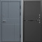 Входная дверь Termo-Door Премиум Винорит Вертикаль Grey - Нео Black