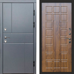 Входная дверь Termo-Door Премиум Винорит Вертикаль Grey - Престиж дуб