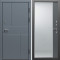 Входная дверь Termo-Door Премиум Винорит Вертикаль Grey - Зеркало Фацет Grey софт
