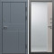Входная дверь Termo-Door Премиум Винорит Вертикаль Grey - Зеркало Фацет Капучино