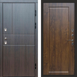 Входная дверь Termo-Door Премиум Винорит Вертикаль Венге - Гранд Дуб