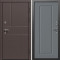 Входная дверь Termo-Door Премиум Винорит Вертикаль Венге - Гранд Grey софт