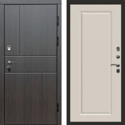 Входная дверь Termo-Door Премиум Винорит Вертикаль Венге - Гранд Слоновая кость